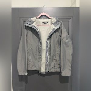 North face Gray Rain Coat / Size Medium / Women’s